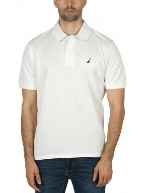 Nautica Brent Polo Shirt férfi galléros póló fehér színben 1
