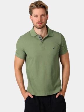 Nautica Cast Polo Shirt férfi galléros póló oliva színben 1