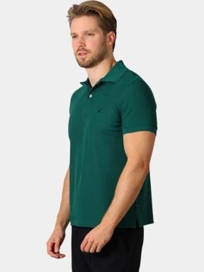 Nautica Cast Polo Shirt férfi galléros póló sötétzöld színben 3