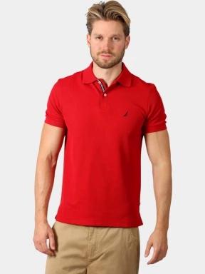 Nautica Cast Polo Shirt férfi galléros póló piros színben 1
