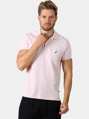 Nautica Cast Polo Shirt férfi galléros póló rózsaszín színben 1