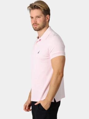 Nautica Cast Polo Shirt férfi galléros póló rózsaszín színben 3