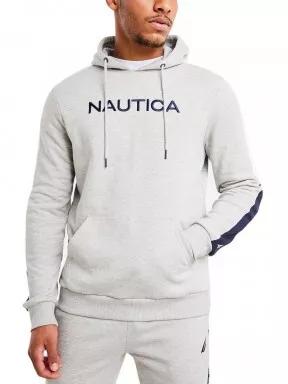 Nautica Bourne OH Hoody férfi kapucnis pulóver szürke színben 1