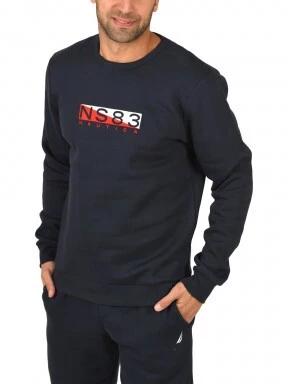 Nautica Ares Sweatshirt férfi pulóver sötétkék színben 1