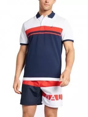 Nautica Ravi Polo Shirt férfi galléros póló sötétkék színben 1