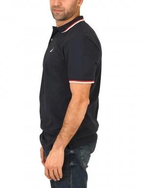 Nautica Platte Polo Shirt férfi galléros póló sötétkék színben 3