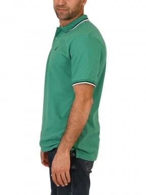 Nautica Platte Polo Shirt férfi galléros póló zöld színben 3