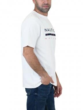 Nautica Lorkan T-Shirt férfi rövid ujjú póló fehér színben 3