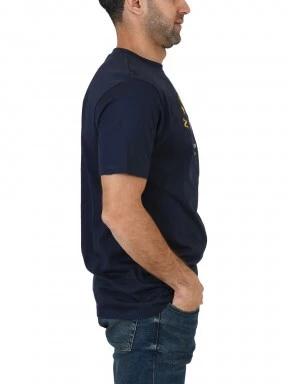 Nautica Schooner T-Shirt férfi rövid ujjú póló sötétkék színben 3