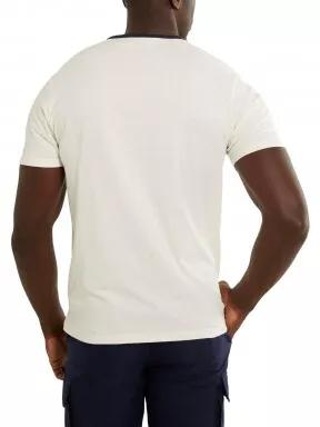Nautica Navi T-Shirt férfi rövid ujjú póló homok színben 3