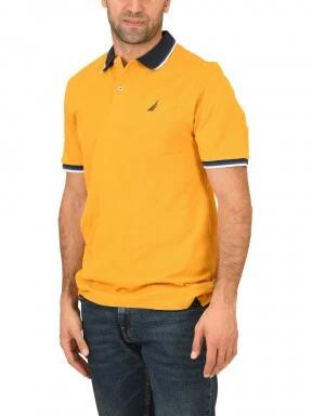 Nautica Fenix Polo Shirt férfi galléros póló sárga színben 1