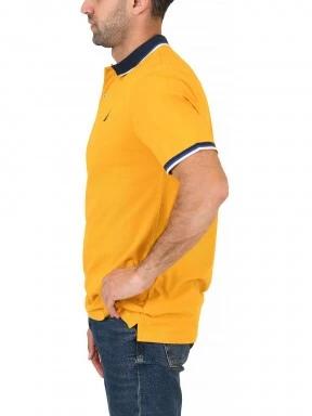 Nautica Fenix Polo Shirt férfi galléros póló sárga színben 3