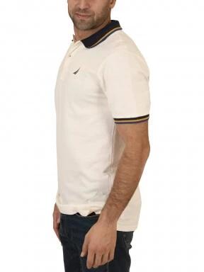 Nautica Fenix Polo Shirt férfi galléros póló homok színben 3