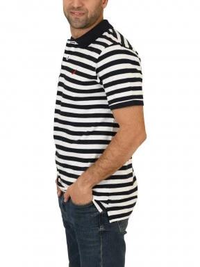 Nautica Abe Polo Shirt férfi galléros póló sötétkék színben 3