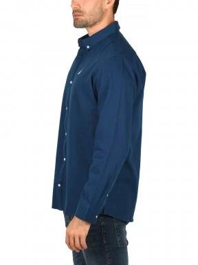 Nautica Tidwell LS Shirt férfi hosszú ujjú ing sötétkék színben 3