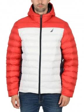 Nautica Mallory Padded Jacket férfi utcai kabát piros színben 1
