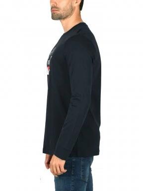 Nautica Coney LS T-Shirt férfi hosszú ujjú póló sötétkék színben 3