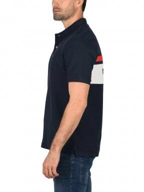 Nautica Maddox Polo Shirt férfi galléros póló sötétkék színben 3