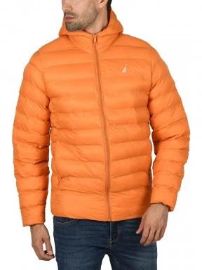 Nautica Zion Padded Jacket férfi utcai kabát narancssárga színben 1