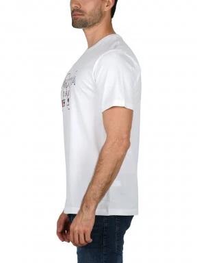 Nautica Kaden T-Shirt férfi rövid ujjú póló fehér színben 3