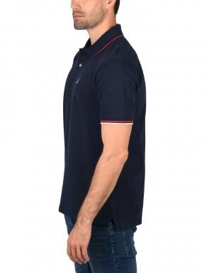 Nautica Bromley Polo Shirt férfi galléros póló sötétkék színben 3