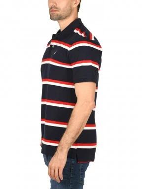 Nautica Brennan Polo Shirt férfi galléros póló sötétkék színben 3