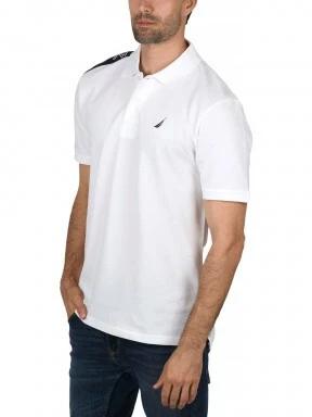 Nautica Dawson Polo Shirt férfi galléros póló fehér színben 1