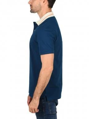 Nautica Rogan Polo Shirt férfi galléros póló kék színben 3