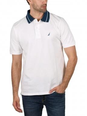 Nautica Rogan Polo Shirt férfi galléros póló fehér színben 1