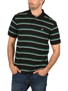 Nautica Arif Polo Shirt férfi galléros póló fekete színben 1