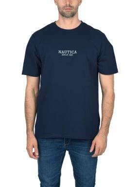 Nautica Nevada T-Shirt férfi rövid ujjú póló sötétkék színben 1