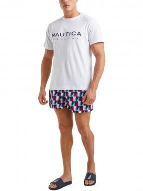 Nautica Jax T-Shirt B&T férfi rövid ujjú póló fehér színben 1