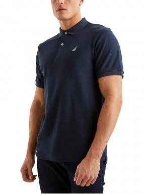 Nautica Maddox Polo Shirt B&T férfi galléros póló sötétkék színben 1