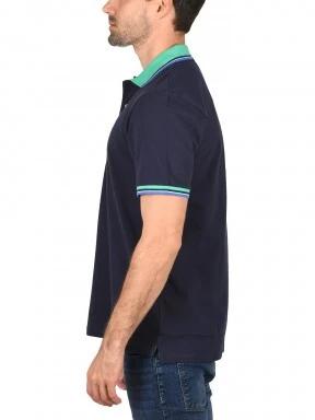 Nautica Odell Polo Shirt férfi galléros póló sötétkék színben 3