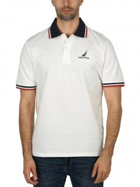 Nautica Odell Polo Shirt férfi galléros póló fehér színben 1