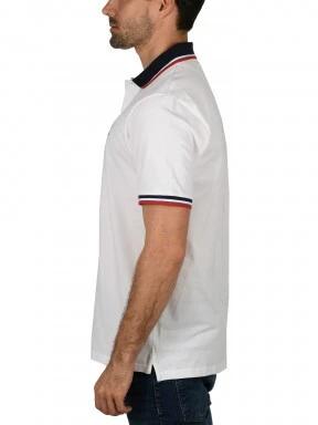 Nautica Odell Polo Shirt férfi galléros póló fehér színben 3