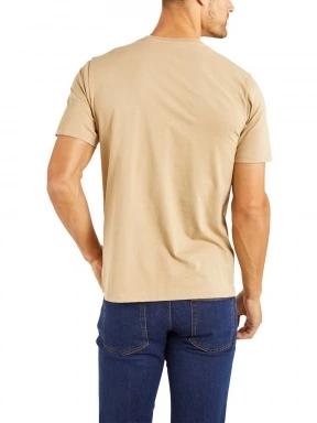 Nautica Gable T-Shirt férfi rövid ujjú póló barna színben 3