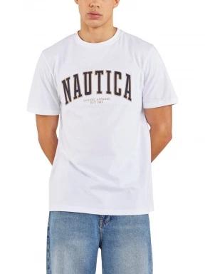 Nautica Gable T-Shirt férfi rövid ujjú póló fehér színben 1