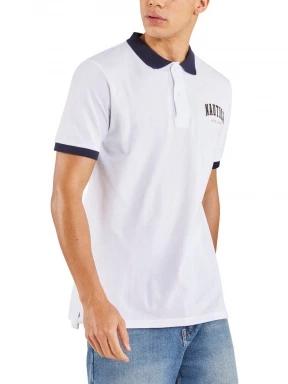 Nautica Banks Polo Shirt férfi galléros póló fehér színben 1