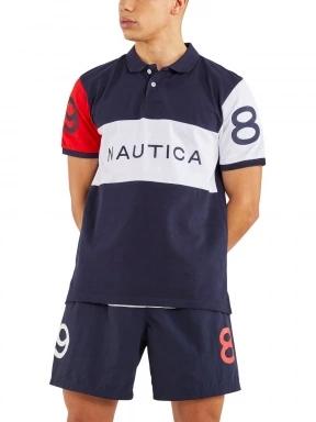 Nautica Seb Polo Shirt férfi rövid ujjú póló sötétkék színben 1