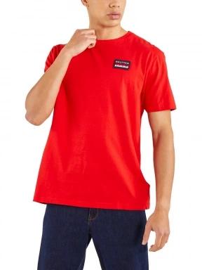 Nautica Zane T-Shirt férfi rövid ujjú póló piros színben 1