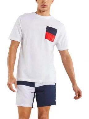 Nautica Edwin T-Shirt férfi rövid ujjú póló fehér színben 1