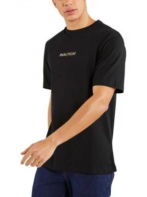 Nautica Ramon T-Shirt férfi rövid ujjú póló fekete színben 1