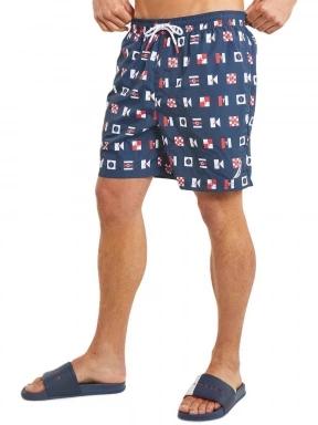 Nautica Kinloss 6” Swim Short férfi beach short sötétkék színben 1