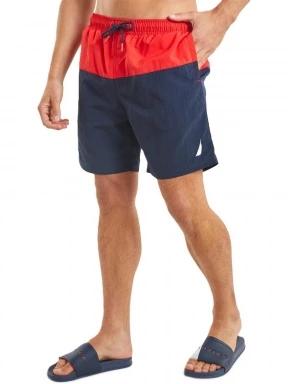 Nautica Spynie 6” Swim Short férfi beach short sötétkék színben 1