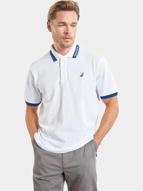 Nautica Elm Polo Shirt férfi galléros póló fehér színben 1