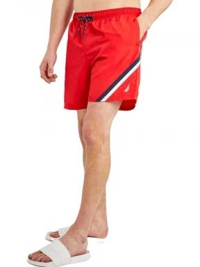 Nautica Grampian 6” Swim Short férfi beach short piros színben 1