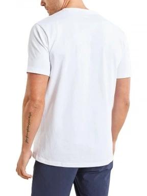 Nautica Lossie T-Shirt férfi rövid ujjú póló fehér színben 3