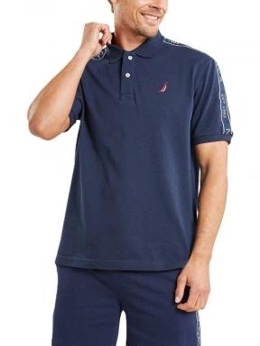 Nautica Connolly Polo Shirt férfi galléros póló sötétkék színben 1