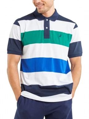 Nautica Franco Polo Shirt férfi galléros póló sötétkék színben 1